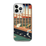 'Asakusa Ricefields and Torinomachi Festival' by Hiroshige, 1857 - iPhone Case
