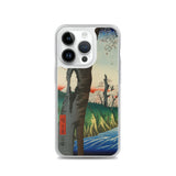'Koganei in Musashi Province' by Hiroshige, 1858 - iPhone Case