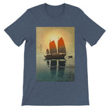 'Sailing Boats, Morning' by Yoshida Hiroshi, 1926