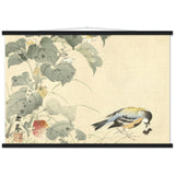 'Bird With Caterpillar' by Imao Keinen, 1892