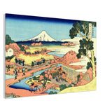 'A View of Fuji from the Tea Plantation of Katakura in Suruga Province' by Hokusai, ca. 1831