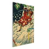 'Snow At Yoshino' by Yoshitoshi, 1867 - Wall Art