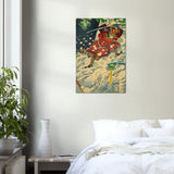 'Snow At Yoshino' by Yoshitoshi, 1867 - Wall Art