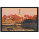 'The Golden Pagoda in Rangoon' by Yoshida Hiroshi, 1931 - Wall Art
