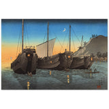 'Junks In Inatori Bay, Izu' by Shotei, 1926