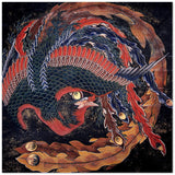 'Phoenix' by Hokusai, ca. 1844 - Wall Art
