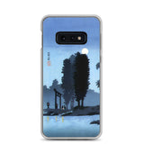 'Moonrise At Tsukagoshi Myojin Shrine' by Shotei, ca. 1925