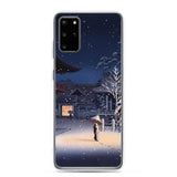 'Nezu Shrine, Woman In Snow' by Tsuchiya Koitsu, 1934