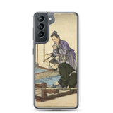 'Mother Meng's Teaching' by Yoshitoshi, ca. 1882 - Samsung Phone Case