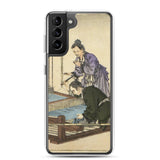 'Mother Meng's Teaching' by Yoshitoshi, ca. 1882 - Samsung Phone Case