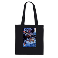 'Minamoto no Yorimasa Vanquishing The Nue' by Yoshikazu, 1852 - Tote Bag