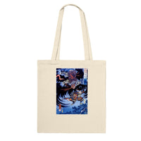 'Minamoto no Yorimasa Vanquishing The Nue' by Yoshikazu, 1852 - Tote Bag