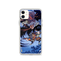 'Minamoto no Yorimasa Vanquishing The Nue' by Yoshikazu, 1852 - iPhone Case