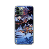 'Minamoto no Yorimasa Vanquishing The Nue' by Yoshikazu, 1852 - iPhone Case