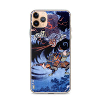 'Minamoto no Yorimasa Vanquishing The Nue' by Yoshikazu, 1852 - iPhone Case