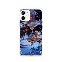 'Minamoto no Yorimasa Vanquishing The Nue' by Yoshikazu, 1852 - iPhone Case