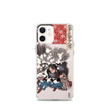 'Yamamoto Kansuke Defeats A Giant Boar' by Kuniyoshi, 1845 - iPhone Case