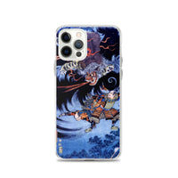 'Minamoto no Yorimasa Vanquishing The Nue' by Yoshikazu, 1852 - iPhone Case