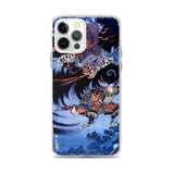 'Minamoto no Yorimasa Vanquishing The Nue' by Yoshikazu, 1852 - iPhone Case