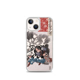 'Yamamoto Kansuke Defeats A Giant Boar' by Kuniyoshi, 1845 - iPhone Case