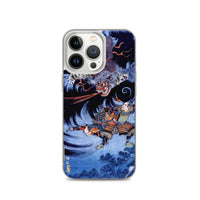 'Minamoto no Yorimasa Vanquishing The Nue' by Yoshikazu, 1852 - iPhone Case