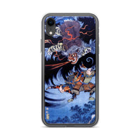 'Minamoto no Yorimasa Vanquishing The Nue' by Yoshikazu, 1852 - iPhone Case