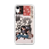 'Yamamoto Kansuke Defeats A Giant Boar' by Kuniyoshi, 1845 - iPhone Case