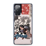 'Yamamoto Kansuke Defeats A Giant Boar' by Kuniyoshi, 1845 - Samsung Phone Case