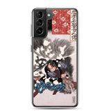 'Yamamoto Kansuke Defeats A Giant Boar' by Kuniyoshi, 1845 - Samsung Phone Case