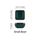 Green Glaze Ceramic Dining Set