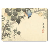 Wooden placemats 10 piece set: Scenes from Imao Keinen's Birds and Flowers Albums