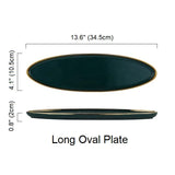 Green Glaze Ceramic Dining Set