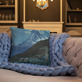 'The Matterhorn At Night' by Yoshida Hiroshi, 1925 - Throw Pillow