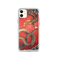 'Dragon' by Hokusai, ca. 1844 - iPhone Case