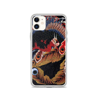 'Gansho-in Phoenix' by Hokusai, mid 1840s - iPhone Case