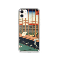 'Asakusa Ricefields and Torinomachi Festival' by Hiroshige, 1857 - iPhone Case