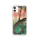 'The Plum Garden in Kameido' by Hiroshige, 1857 - iPhone Case