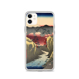 'Inume Pass in Kai Province' by Hiroshige, 1858 - iPhone Case