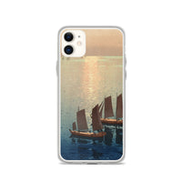 'Glittering Sea' by Yoshida Hiroshi, 1926 - iPhone Case