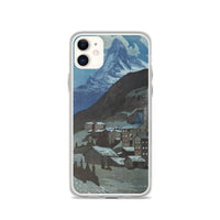 'The Matterhorn At Night' by Yoshida Hiroshi, 1925 - iPhone Case