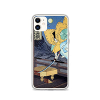 'Hachimantaro Yoshiie' by Yoshitoshi, 1886 - iPhone Case