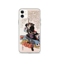 'Mase Chudayu Masaaki' by Kuniyoshi, 1847 - iPhone Case