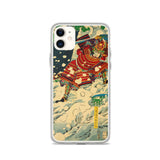 'Snow At Yoshino' by Yoshitoshi, 1867 - iPhone Case