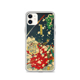 'Snow At Yoshino' (Left Panel) by Yoshitoshi, 1867 iPhone Cases