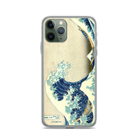 'The Great Wave Off Kanagawa' by Hokusai, ca. 1830 - iPhone Case