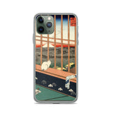 'Asakusa Ricefields and Torinomachi Festival' by Hiroshige, 1857 - iPhone Case