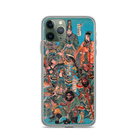 'One Hundred And Eight Heroes of the Shuihuzhuan' (Print 1) by Kuniyoshi, ca. 1830 - iPhone Case