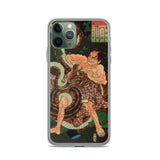 'The Cypress Pillar: Sagi-ike Heikuro' by Kuniyoshi, ca. 1855 - iPhone Case