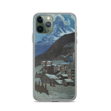 'The Matterhorn At Night' by Yoshida Hiroshi, 1925 - iPhone Case