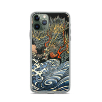 'Dragon' by Kuniyoshi, ca. 1831 - iPhone Case